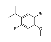 1-Bromo-4-fluoro-5-isopropyl-2-methoxybenzene picture