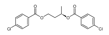 (R)-1,3-butanediyl bis(p-chlorobenzoate) Structure