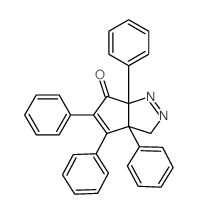 1,3,4,5-tetraphenyl-7,8-diazabicyclo[3.3.0]octa-3,7-dien-2-one结构式