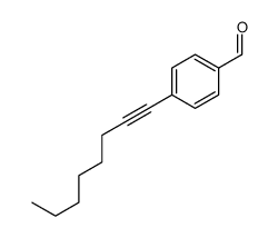 4-oct-1-ynylbenzaldehyde结构式