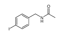 Acetamide, N-[(4-iodophenyl)methyl] Structure