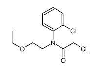 2-chloro-N-(2-chlorophenyl)-N-(2-ethoxyethyl)acetamide Structure