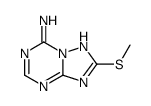 2-methylsulfanyl-[1,2,4]triazolo[1,5-a][1,3,5]triazin-7-amine Structure