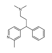 N,N-dimethyl-3-(2-methylpyridin-4-yl)-3-phenylpropan-1-amine结构式
