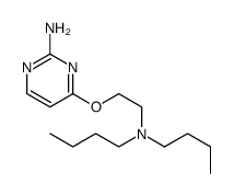 4-[2-(dibutylamino)ethoxy]pyrimidin-2-amine结构式