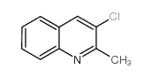 3-氯-2-甲基喹啉结构式