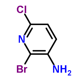 2-Bromo-6-chloro-3-pyridinamine Structure