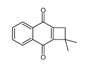 2,2-dimethyl-1H-cyclobuta[b]naphthalene-3,8-dione结构式