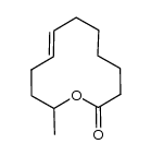 (E)-12-methyloxacyclododec-8-en-2-one Structure