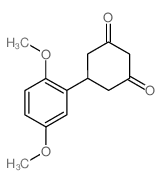 5-(2,5-二甲氧基苯基)-1,3-环己二酮结构式