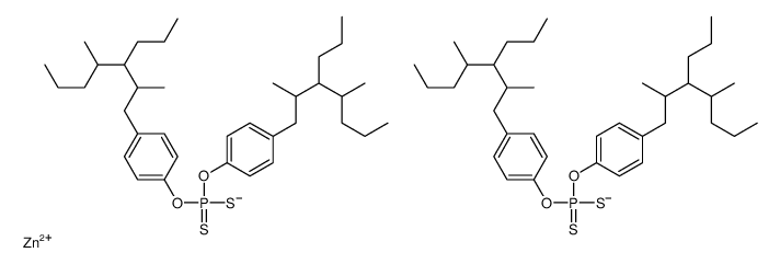 二(四丙烯苯酚)二硫代磷酸酯锌盐结构式