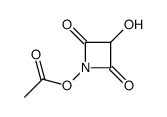 (3-hydroxy-2,4-dioxoazetidin-1-yl) acetate Structure