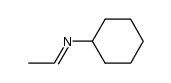 N-ethylidenecyclohexylamine结构式