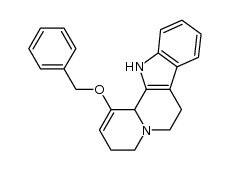 1-(benzyloxy)-3,4,6,7,12,12b-hexahydroindolo[2,3-a]quinolizine结构式