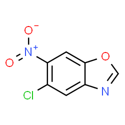 5-Chloro-6-nitro-1,3-benzoxazole结构式