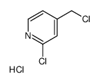 2-CHLORO-4-(CHLOROMETHYL)PYRIDINE HYDROCHLORIDE Structure