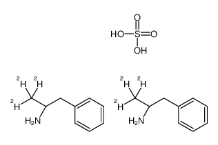 (S)-1-苯基-2-氨基丙烷-3,3,3-D3结构式