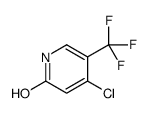4-chloro-5-(trifluoromethyl)-1H-pyridin-2-one结构式