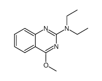 N,N-diethyl-4-methoxy-2-quinazolineamine结构式