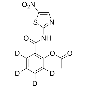 硝唑尼特-D4结构式