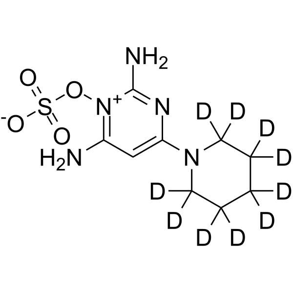 Minoxidil sulfate-d10 Structure