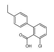 2-chloro-6-(4-ethylphenyl)benzoic acid Structure