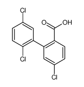 4-chloro-2-(2,5-dichlorophenyl)benzoic acid Structure
