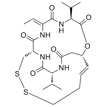 Romidepsin (FK228, Depsipeptide) structure