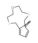 6-oxa-3,9-dithiabicyclo[9.3.1]pentadeca-1(15),11,13-triene Structure