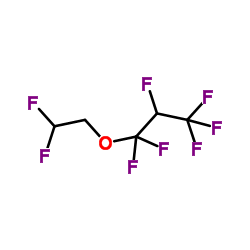 1-(2,2-Difluoroethoxy)-1,1,2,3,3,3-hexafluoropropane结构式