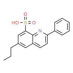 8-Quinolinesulfonic acid,2-phenyl-6-propyl- structure