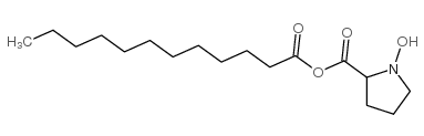 N-十二碳酰基-4-羟基-L-脯氨酸结构式