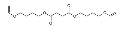 双(4-(乙烯基氧基)丁基)琥珀酸酯结构式