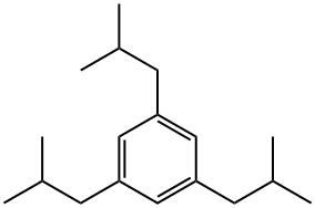 Benzene, 1,3,5-tris(2-methylpropyl)-结构式