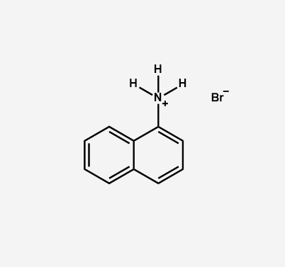 1-Naphthalenamine,hydrobromide(1:1) Structure