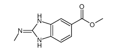 methyl 2-(methylamino)-3H-benzimidazole-5-carboxylate结构式