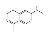 N,1-dimethyl-3,4-dihydroisoquinolin-6-amine结构式