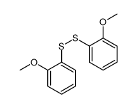 Disulfide, bis(2-methoxyphenyl)结构式