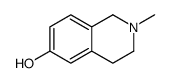 1,2,3,4-四氢-2-甲基-6-异羟基喹啉结构式