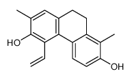 5-ethenyl-1,7-dimethyl-9,10-dihydrophenanthrene-2,6-diol结构式