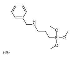 N-benzyl-3-trimethoxysilylpropan-1-amine,hydrobromide结构式