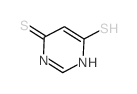 4(3H)-Pyrimidinethione,6-mercapto-结构式