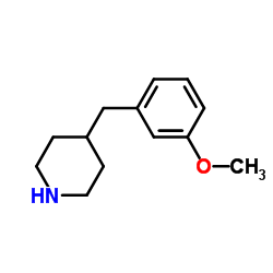 4-(3-甲氧基-苄基)-哌啶结构式
