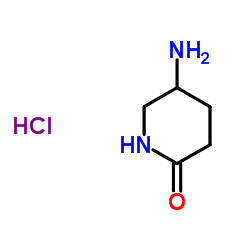 5-氨基-2-哌啶酮(盐酸盐)结构式