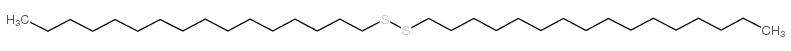 Disulfide, dihexadecyl Structure