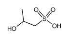 2-hydroxy-propanesulfonic acid Structure