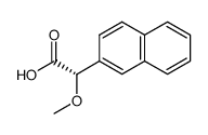 (S)-α-甲氧基-2-萘乙酸结构式