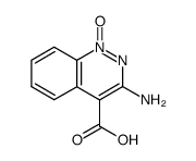 3-aminocinnoline-4-carboxylic acid 1-N-oxide Structure