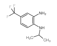 [2-氨基-4-(三氟甲基)苯基]-异丙基-胺结构式