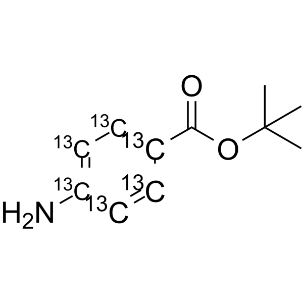 tert-Butyl 4-aminobenzoate-13C6 Structure